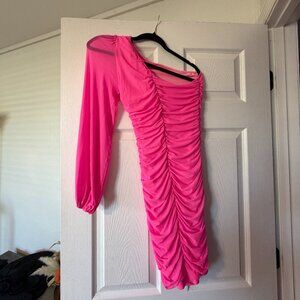 Off The Shoulder Long Sleeve Bodycon Dress